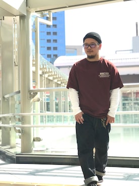 ᛚᛁᛚᛚᛖ ᛒᛖᚱᛋᛖᚱᚴᚱさん（メンズ・165cm）の春コーディネート