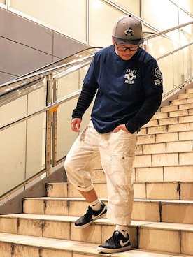 ᛚᛁᛚᛚᛖ ᛒᛖᚱᛋᛖᚱᚴᚱさん（メンズ・165cm）の夏コーディネート