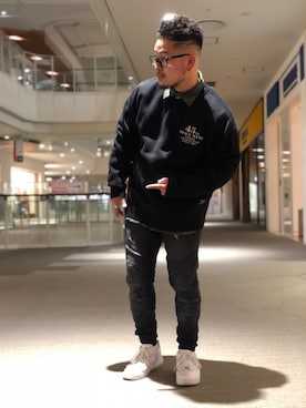 ᛚᛁᛚᛚᛖ ᛒᛖᚱᛋᛖᚱᚴᚱさん（メンズ・165cm）の冬コーディネート