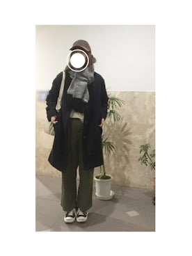 「CONVERSE（コンバース）のCONVERSE コンバース ジャック パーセル / JACK PURCEL（スニーカー）」を使った、remioさん（レディース・163cm・20代）の冬コーディネート