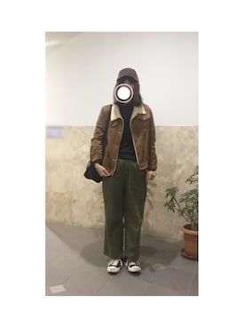 「CONVERSE（コンバース）のCONVERSE コンバース ジャック パーセル / JACK PURCEL（スニーカー）」を使った、remioさん（レディース・163cm）の冬コーディネート