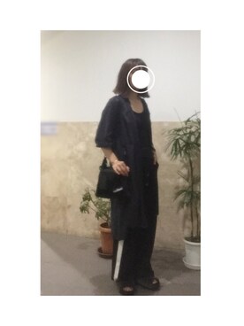 「アイテム（シャツワンピース）」を使った、remioさん（レディース・163cm・20代）の秋コーディネート