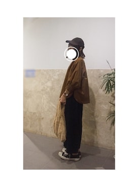 「CONVERSE（コンバース）のCONVERSE コンバース ジャック パーセル / JACK PURCEL（スニーカー）」を使った、remioさん（レディース・163cm）の秋コーディネート