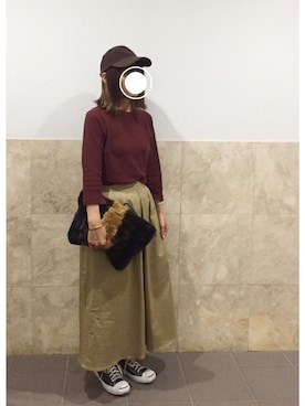 「CONVERSE（コンバース）のCONVERSE コンバース ジャック パーセル / JACK PURCEL（スニーカー）」を使った、remioさん（レディース・163cm）の秋コーディネート