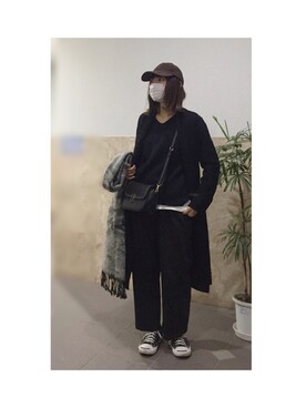 「CONVERSE（コンバース）のCONVERSE コンバース ジャック パーセル / JACK PURCEL（スニーカー）」を使った、remioさん（レディース・163cm）の秋コーディネート