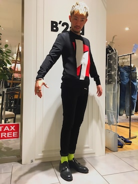 「NEIL BARRETT（ニールバレット）のアイテム」を使った、大空さん（メンズ・177cm）の夏コーディネート