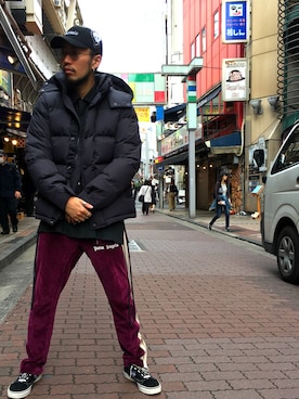 「WOOLRICH（ウールリッチ）のアイテム（ジャケット/アウター）」を使った、大空さん（メンズ・177cm）の秋コーディネート