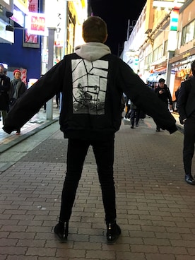 「CHRISTIAN DADA（クリスチャンダダ）のアイテム」を使った、大空さん（メンズ・177cm）の冬コーディネート