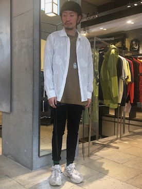 「surt（サート）のアイテム」を使った、大空さん（メンズ・177cm）の春コーディネート
