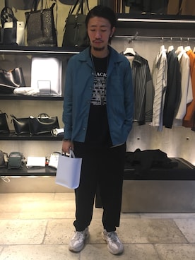 「B'2nd（ビーセカンド）のアイテム（シューズ）」を使った、大空さん（メンズ・177cm）の春コーディネート
