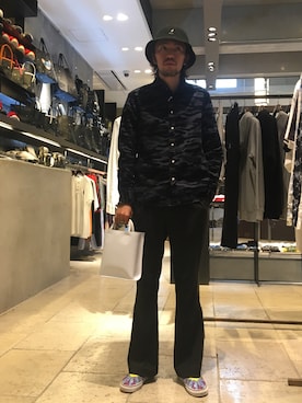 「cathy jane（キャシージェーン）のアイテム」を使った、大空さん（メンズ・178cm）の夏コーディネート