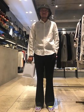 「cathy jane（キャシージェーン）のアイテム」を使った、大空さん（メンズ・178cm）の夏コーディネート