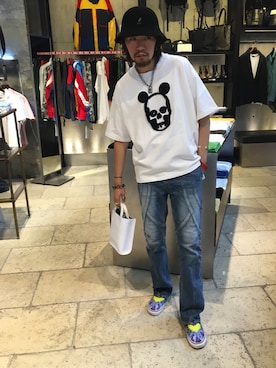 「アイテム（スウェット）」を使った、大空さん（メンズ・178cm・20代）の夏コーディネート