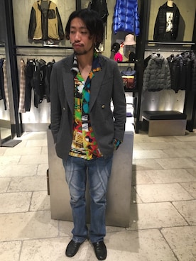 「CHRISTIAN DADA（クリスチャンダダ）のアイテム」を使った、大空さん（メンズ・177cm）の秋コーディネート