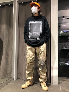 「アイテム（スウェット）」を使った、大空さん（メンズ・177cm・20代）の春コーディネート