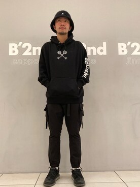 「LUSOR（ルーソル）のアイテム（その他パンツ）」を使った、大空さん（メンズ・177cm）の冬コーディネート
