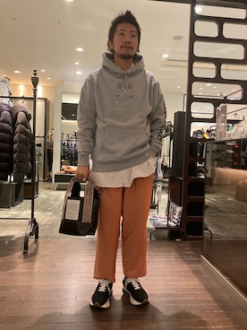 「アイテム（レッグウェア）」を使った、大空さん（メンズ・177cm・20代）の冬コーディネート