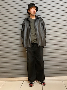 「B'2nd（ビーセカンド）のアイテム（トップス）」を使った、大空さん（メンズ・177cm）の春コーディネート