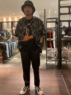 「LUSOR（ルーソル）のアイテム」を使った、大空さん（メンズ・177cm）の春コーディネート