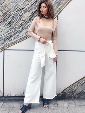 「EGOIST（エゴイスト）のアイテム（財布/小物）」を使った、EGOIST staffさん（レディース・165cm）の春コーディネート