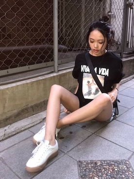 「EGOIST（エゴイスト）のアイテム」を使った、EGOIST staffさん（レディース・158cm）の夏コーディネート