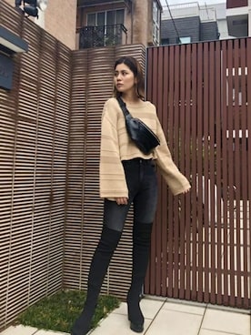 「EGOIST（エゴイスト）のアイテム」を使った、EGOIST staffさん（レディース・165cm）の秋コーディネート