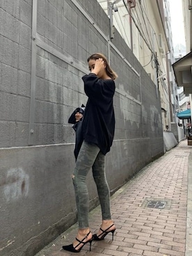 「EGOIST（エゴイスト）のアイテム（その他トップス）」を使った、EGOIST staffさん（レディース・165cm）の秋コーディネート