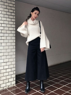 「バレンタイン」｜EGOIST staffさん（レディース・160cm）の冬コーディネート