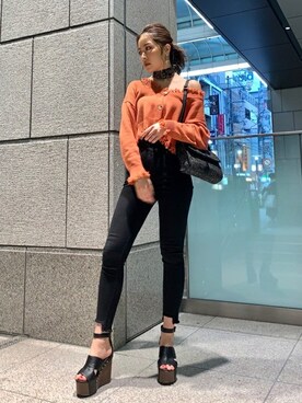 「EGOIST（エゴイスト）のアイテム（財布/小物）」を使った、EGOIST staffさん（レディース・165cm）の春コーディネート