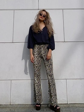 「抜け感」｜EGOIST staffさん（レディース・155cm）の春コーディネート