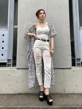 「EGOIST（エゴイスト）のアイテム（アクセサリー）」を使った、EGOIST staffさん（レディース・159cm）の春コーディネート