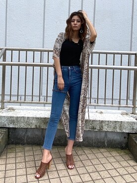 「EGOIST（エゴイスト）のアイテム（アクセサリー）」を使った、EGOIST staffさん（レディース・165cm）の夏コーディネート