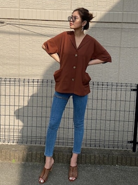 EGOIST staffさん（レディース・165cm）の夏コーディネート