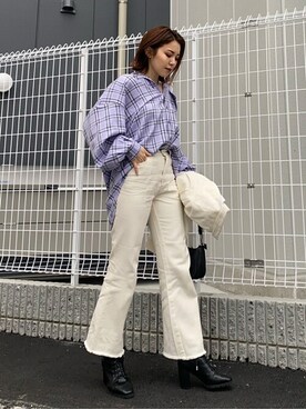 「EGOIST（エゴイスト）のアイテム（アクセサリー）」を使った、EGOIST staffさん（レディース・159cm）の春コーディネート