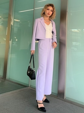 「EGOIST（エゴイスト）のアイテム（パンプス）」を使った、EGOIST staffさん（レディース・165cm）の春コーディネート