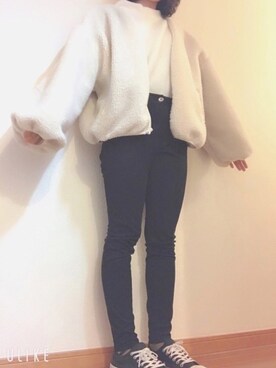 「シンプルおしゃれが好き」｜「アイテム（ブルゾン）」を使った、Souさん（レディース・155cm）の秋コーディネート