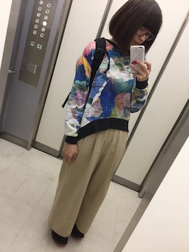 m o e○▲□さん（レディース・161cm）の冬コーディネート