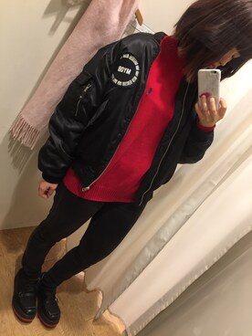 「正月」｜「アイテム（その他）」を使った、m o e○▲□さん（レディース・161cm）の冬コーディネート
