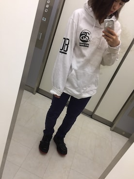 m o e○▲□さん（レディース・161cm）の冬コーディネート