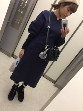 「Another Edition」｜「アイテム（ハンチング/ベレー帽）」を使った、m o e○▲□さん（レディース・161cm）の春コーディネート