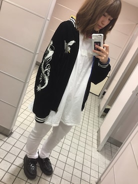 「i（アイ）のアイテム」を使った、m o e○▲□さん（レディース・161cm）の春コーディネート