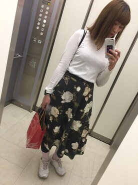 m o e○▲□さん（レディース・161cm）の春コーディネート