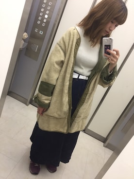 m o e○▲□さん（レディース・161cm）の春コーディネート