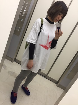 「STUDY（スタディー）のアイテム」を使った、m o e○▲□さん（レディース・161cm）の春コーディネート