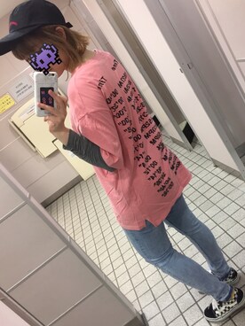 m o e○▲□さん（レディース・161cm）の春コーディネート