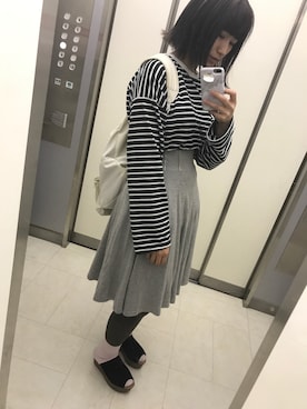 m o e○▲□さん（レディース・161cm）の夏コーディネート