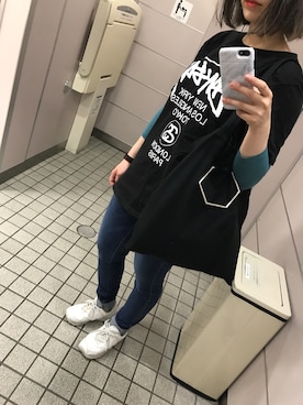 m o e○▲□さん（レディース・161cm）の夏コーディネート