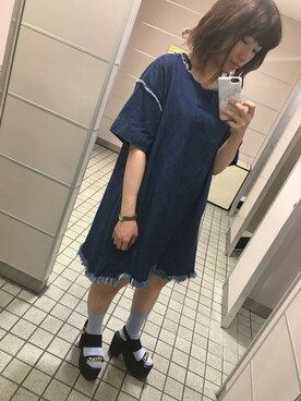 m o e○▲□さん（レディース・161cm）の夏コーディネート