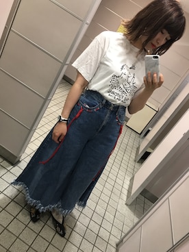 「Another Edition」｜「アイテム（その他）」を使った、m o e○▲□さん（レディース・161cm）の夏コーディネート