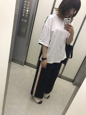 「i（アイ）のアイテム」を使った、m o e○▲□さん（レディース・161cm）の夏コーディネート